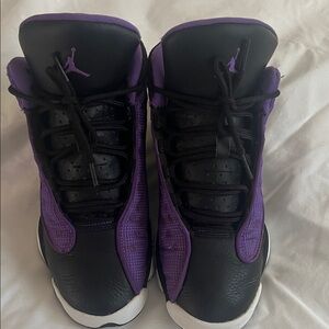 Jordan Kids Sneakers Black and Purple